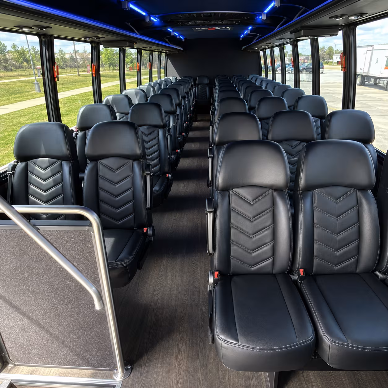 employee shuttle buses for lancaster businesses and aerospace campuses