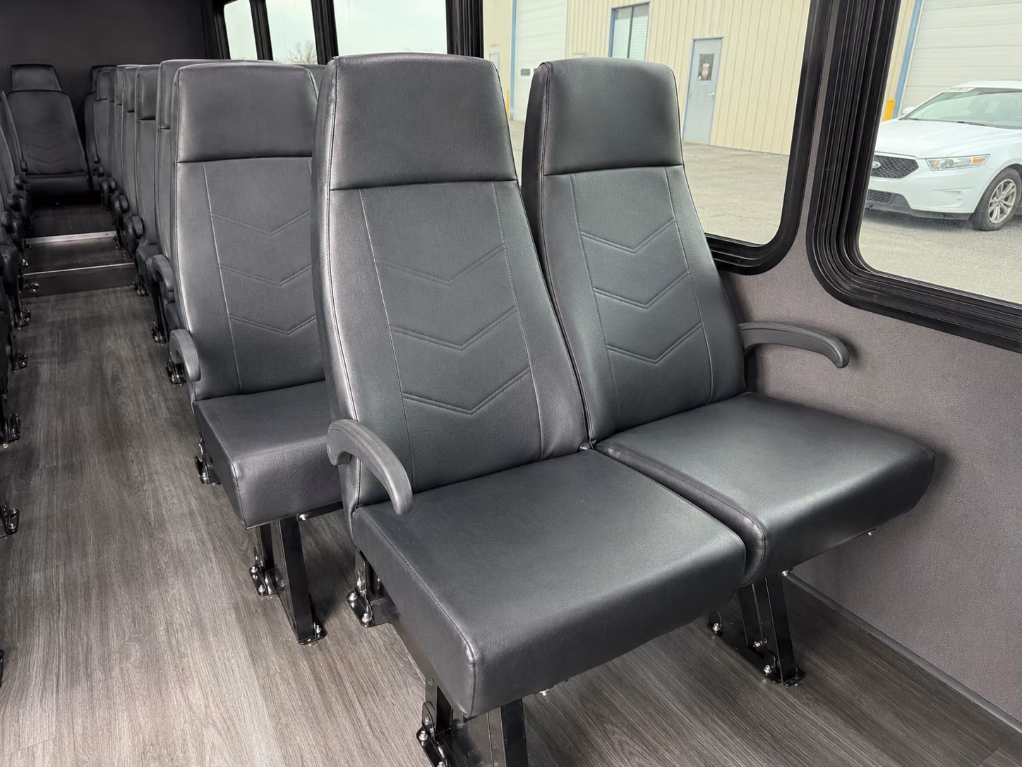lancaster 20 passenger minibus interior