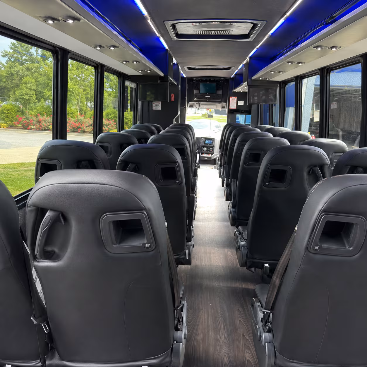 lancaster 30 passenger minibus inside