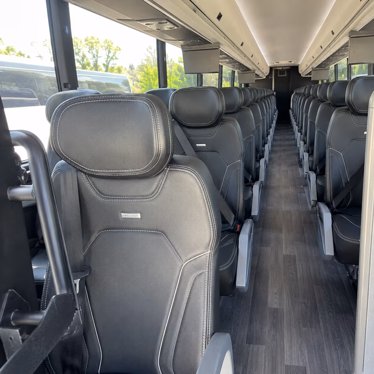 lancaster charter bus interior