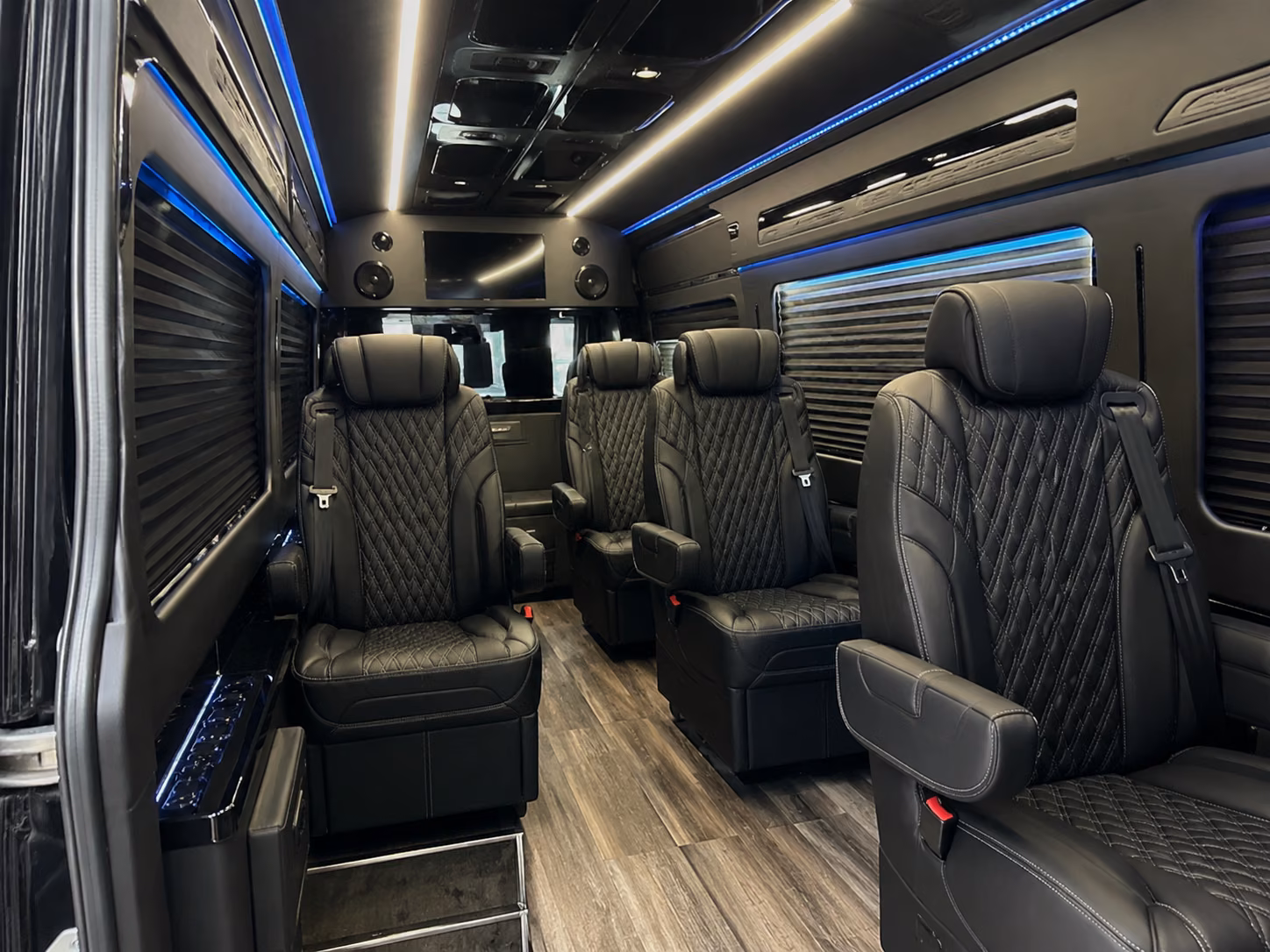 lancaster sprinter van with driver inside